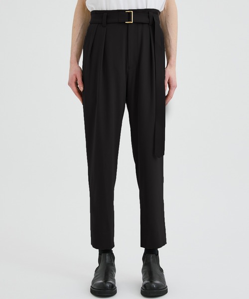 CULLNI（クルニ）の「STUDIOUS別注 SLACKS（スラックス・メンズ・ブラック/ブルー/ライトグレー系1・1/2）」の5枚目の写真