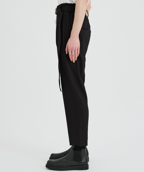 CULLNI（クルニ）の「STUDIOUS別注 SLACKS（スラックス・メンズ・ブラック/ブルー/ライトグレー系1・1/2）」の6枚目の写真