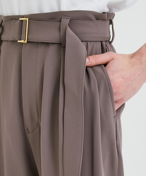 CULLNI（クルニ）の「STUDIOUS別注 SLACKS（スラックス・メンズ・ブラック/ブルー/ライトグレー系1・1/2）」の18枚目の写真