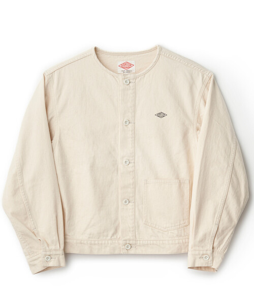 DANTON（ダントン）の「WOMEN'S COTTON TWILL COLLARLESS BLOUSON