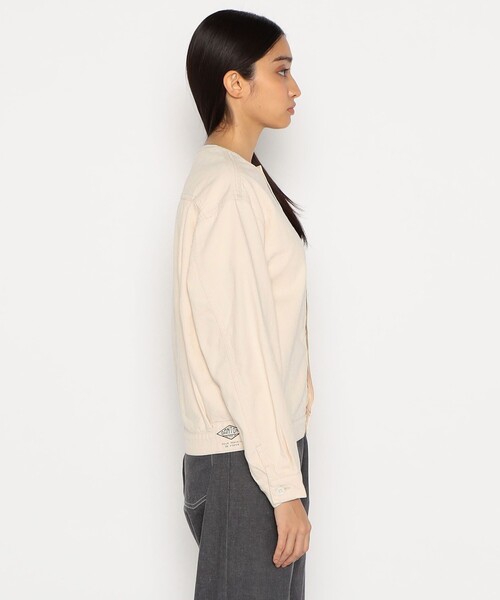 DANTON（ダントン）の「WOMEN'S COTTON TWILL COLLARLESS BLOUSON
