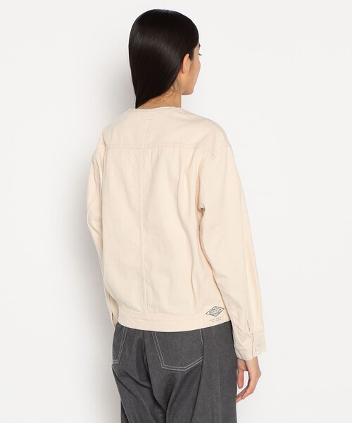 DANTON（ダントン）の「WOMEN'S COTTON TWILL COLLARLESS BLOUSON