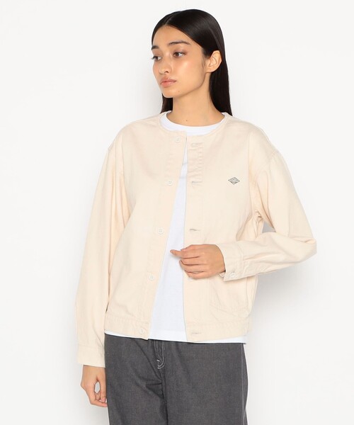 DANTON（ダントン）の「WOMEN'S COTTON TWILL COLLARLESS BLOUSON