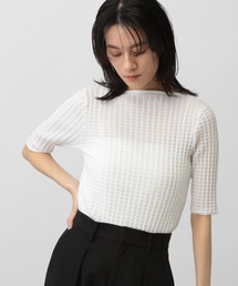 A part by | リンクスプリーツニットプルオーバー(Tシャツ/カットソー)