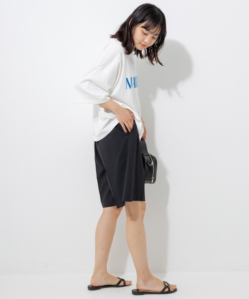 LAVEANGE（ラビアンジェ）の「センタープレスショートパンツ（その他パンツ・レディース・ブラック/モカ/チャコールグレー・M/4L/3L/LL）」の11枚目の写真