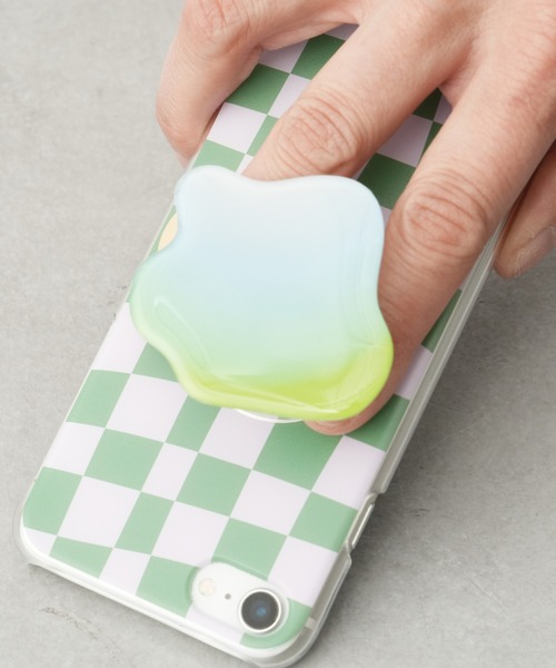 BIRTHDAY BAR（バースデイバー）の「【SALAH】スマホグリップ（スマホグッズ・レディース・ライトブルー/オレンジ系その他/ブルー/ピンク/グリーン/オレンジ/グリーン系その他・フリー）」の2枚目の写真