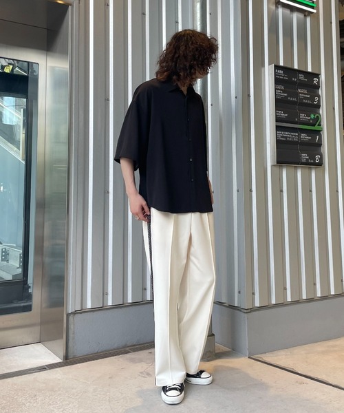 CIAOPANIC(チャオパニック)の「ジャガードサイドライントラックパンツ(スウェットパンツ・メンズ・ブラック/グリーン/アイボリー・MEDIUM/LARGE)」の6枚目の写真