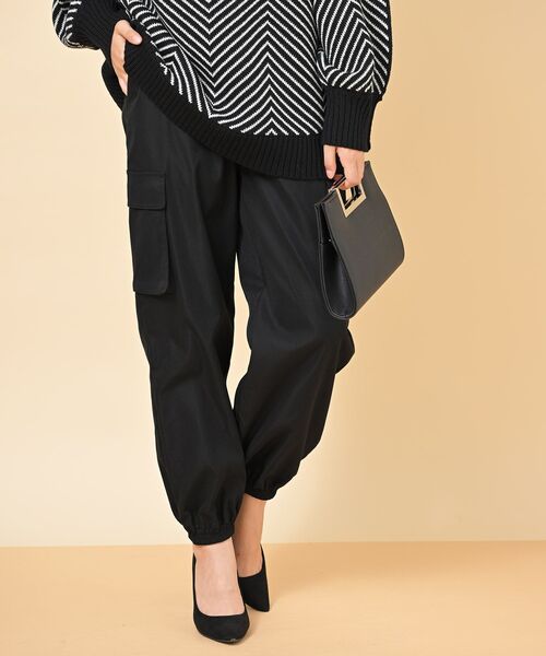 rps（アールピーエス）の「ツイルカーゴジョガーパンツ（その他パンツ・レディース・カーキ/アイボリー/ブラック/カーキブラウン/ピンク・フリー）」の3枚目の写真