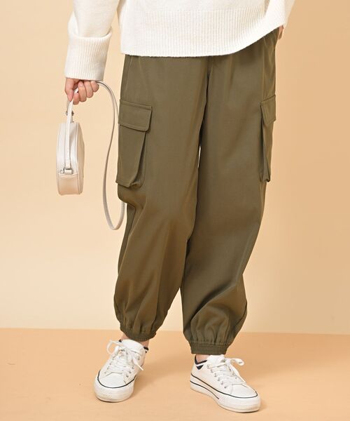 rps（アールピーエス）の「ツイルカーゴジョガーパンツ（その他パンツ・レディース・カーキ/アイボリー/ブラック/カーキブラウン/ピンク・フリー）」の4枚目の写真