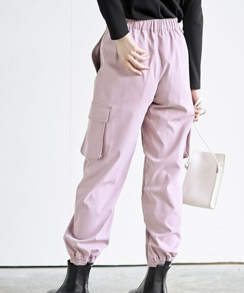 rps（アールピーエス）の「ツイルカーゴジョガーパンツ（その他パンツ・レディース・カーキ/アイボリー/ブラック/カーキブラウン/ピンク・フリー）」の12枚目の写真