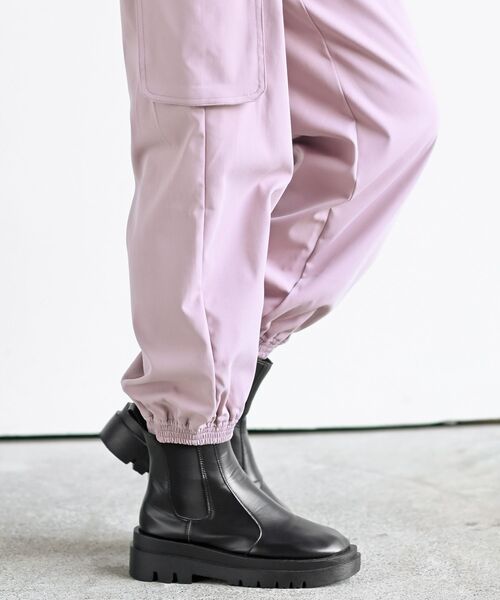 rps（アールピーエス）の「ツイルカーゴジョガーパンツ（その他パンツ・レディース・カーキ/アイボリー/ブラック/カーキブラウン/ピンク・フリー）」の13枚目の写真