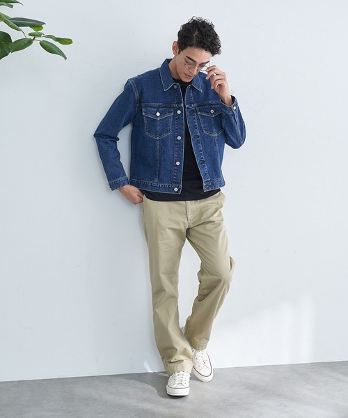 EDWIN(エドウィン)の「EDWIN エドウィン デニムジャケット ジージャン ブルゾン(デニムジャケット・メンズ・インディゴブルー/ブルー・SMALL/X-LARGE/MEDIUM/LARGE)」の21枚目の写真