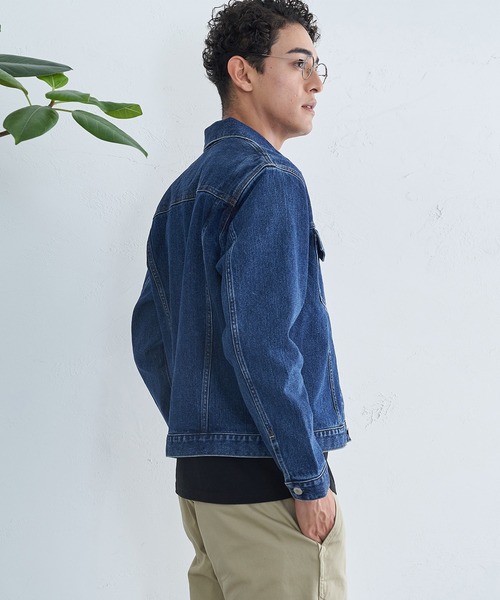 EDWIN(エドウィン)の「EDWIN エドウィン デニムジャケット ジージャン ブルゾン(デニムジャケット・メンズ・インディゴブルー/ブルー・SMALL/X-LARGE/MEDIUM/LARGE)」の19枚目の写真