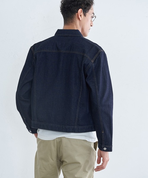 EDWIN(エドウィン)の「EDWIN エドウィン デニムジャケット ジージャン ブルゾン(デニムジャケット・メンズ・インディゴブルー/ブルー・SMALL/X-LARGE/MEDIUM/LARGE)」の17枚目の写真