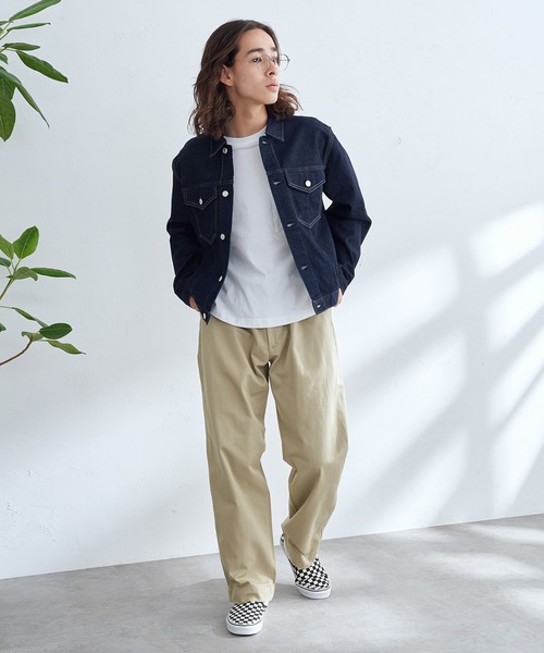 EDWIN(エドウィン)の「EDWIN エドウィン デニムジャケット ジージャン ブルゾン(デニムジャケット・メンズ・インディゴブルー/ブルー・SMALL/X-LARGE/MEDIUM/LARGE)」の9枚目の写真