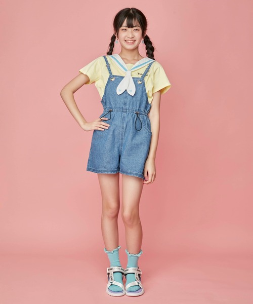 JENNI(ジェニィ)の「メロー透かし柄クルーソックス(ソックス/靴下・キッズ・オフホワイト/ミント/ラベンダー・19-21cm/22-24cm)」の9枚目の写真