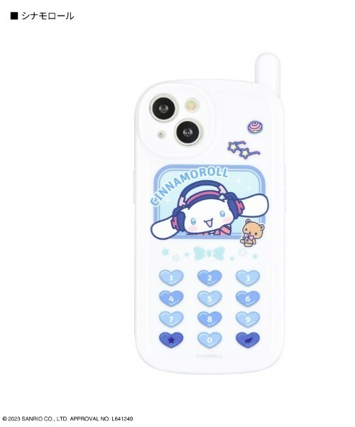sanrio(サンリオ)の「sanrio/サンリオキャラクターズ iPhone 14/13対応 レトロガラケー風ケース(スマホケース/カバー・レディース・ベビーピンク/ライトブルー/ブラック/ホワイト・ONE SIZE)」の3枚目の写真