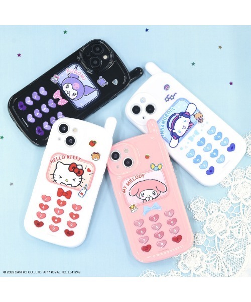sanrio(サンリオ)の「sanrio/サンリオキャラクターズ iPhone 14/13対応 レトロガラケー風ケース(スマホケース/カバー・レディース・ベビーピンク/ライトブルー/ブラック/ホワイト・ONE SIZE)」の12枚目の写真