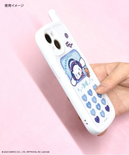 sanrio(サンリオ)の「sanrio/サンリオキャラクターズ iPhone 14/13対応 レトロガラケー風ケース(スマホケース/カバー・レディース・ベビーピンク/ライトブルー/ブラック/ホワイト・ONE SIZE)」の7枚目の写真