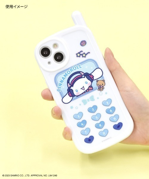 sanrio(サンリオ)の「sanrio/サンリオキャラクターズ iPhone 14/13対応 レトロガラケー風ケース(スマホケース/カバー・レディース・ベビーピンク/ライトブルー/ブラック/ホワイト・ONE SIZE)」の9枚目の写真