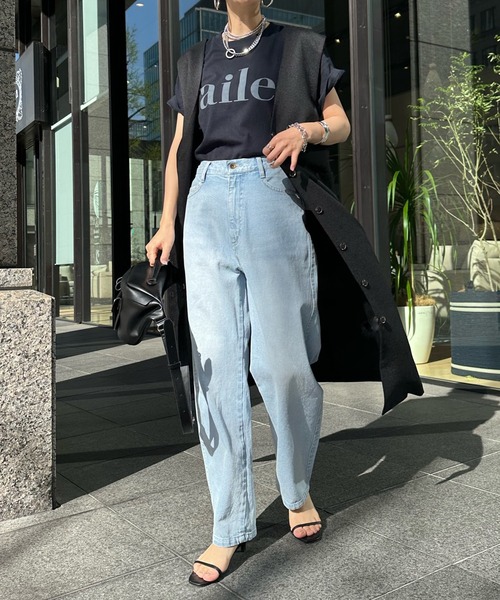 DouDou（ドゥドゥ）の「【WEB限定】2WAYジレジャンスカ（ジャンパースカート・レディース・キャメル/ブラック/ベージュ・FREE）」の4枚目の写真