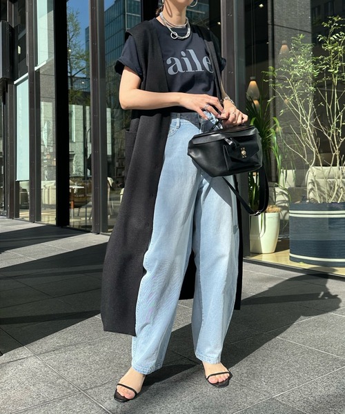 DouDou（ドゥドゥ）の「【WEB限定】2WAYジレジャンスカ（ジャンパースカート・レディース・キャメル/ブラック/ベージュ・FREE）」の6枚目の写真