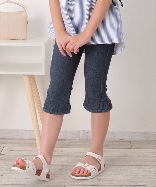 ikka(イッカ)の「後ろフリルクロップドパンツ(120~160cm)(その他パンツ・キッズ・ブラック/ブルー・160/120/150/130/140)」の22枚目の写真