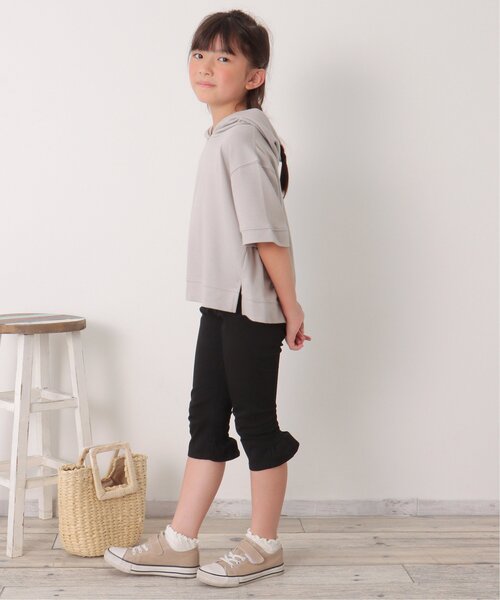 ikka(イッカ)の「後ろフリルクロップドパンツ(120~160cm)(その他パンツ・キッズ・ブラック/ブルー・160/120/150/130/140)」の15枚目の写真