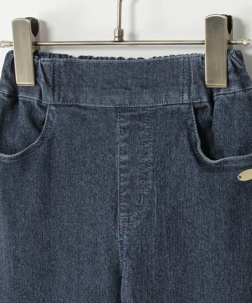 ikka(イッカ)の「後ろフリルクロップドパンツ(120~160cm)(その他パンツ・キッズ・ブラック/ブルー・160/120/150/130/140)」の5枚目の写真