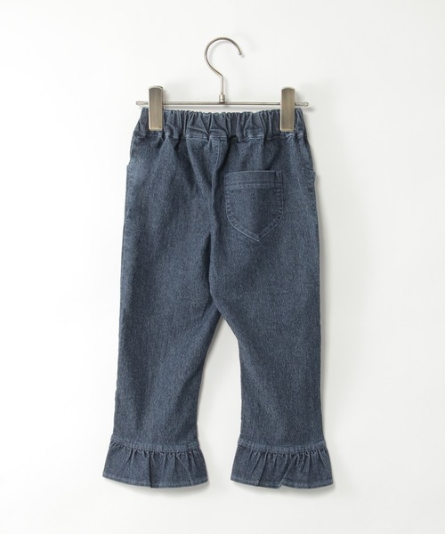 ikka(イッカ)の「後ろフリルクロップドパンツ(120~160cm)(その他パンツ・キッズ・ブラック/ブルー・160/120/150/130/140)」の4枚目の写真