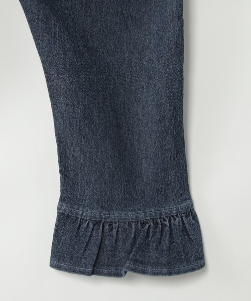 ikka(イッカ)の「後ろフリルクロップドパンツ(120~160cm)(その他パンツ・キッズ・ブラック/ブルー・160/120/150/130/140)」の9枚目の写真
