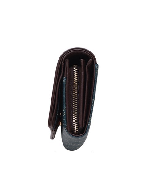 Clelia(クレリア)の「【Belle/ベェル】二つ折り財布(財布・レディース・ベージュ/ライトグリーン/ダークネイビー/ブラック/サックスブルー・ONE SIZE)」の14枚目の写真