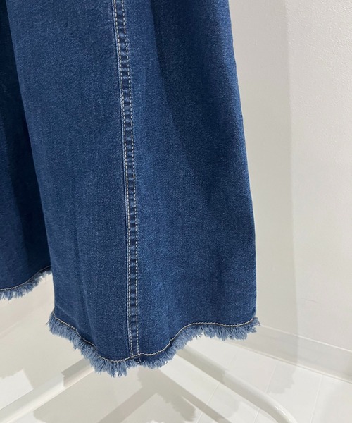 Jewelobe(ジュエローブ)の「グラデーションデニム肩フリルタイトワンピース(ワンピース・レディース・ブルー・M/S)」の18枚目の写真