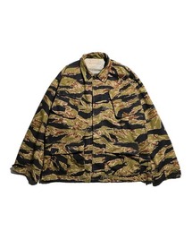 U.S MILITARY / ユーエスミリタリー US ARMY JUNGLE FATIGUE JACKET COMMERCIAL MODEL OZONE WASHED
