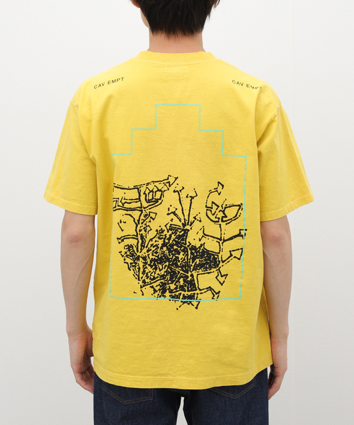 C.E(シーイー)の「【C.E / シーイー】OVERDYE FK Sheet9 T(Tシャツ/カットソー・メンズ・イエロー・LARGE/X-LARGE/MEDIUM)」の5枚目の写真