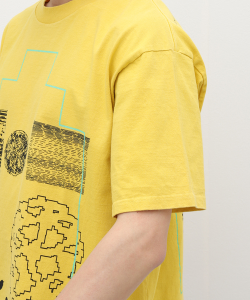 C.E(シーイー)の「【C.E / シーイー】OVERDYE FK Sheet9 T(Tシャツ/カットソー・メンズ・イエロー・LARGE/X-LARGE/MEDIUM)」の9枚目の写真