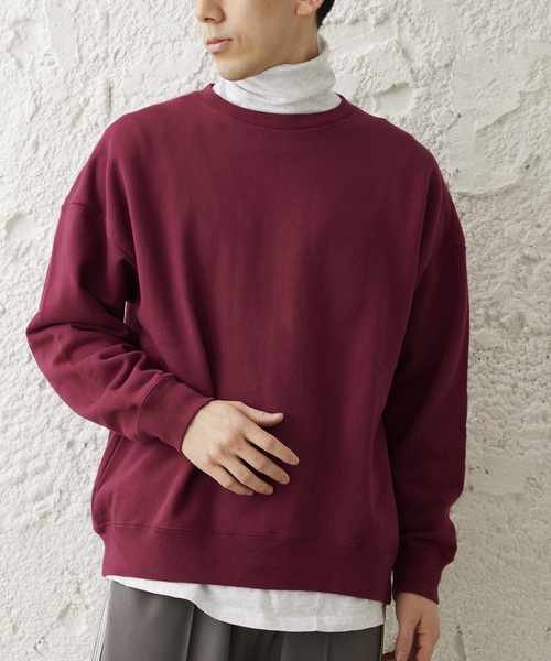 JOURNAL STANDARD relume(ジャーナルスタンダード レリューム)の「CALIFORNIA UPCYCLE クルーネックスウェット(スウェット・メンズ・ブラック系その他/ライトグレー/グリーン系その他/ダークブルー/ワイン・MEDIUM/LARGE)」の5枚目の写真