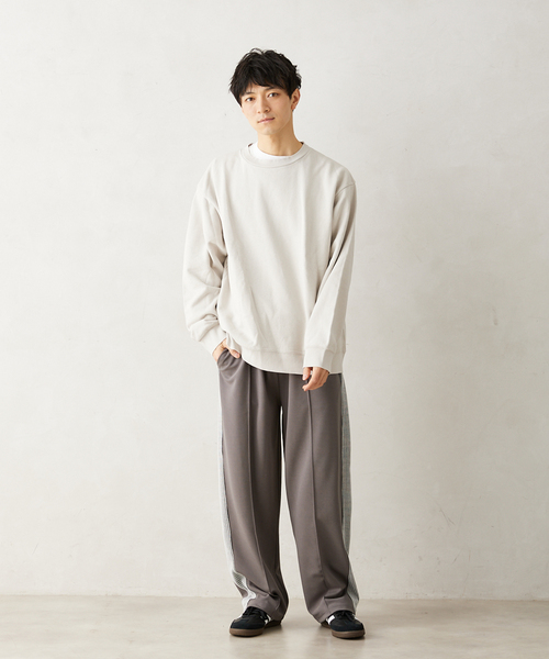 JOURNAL STANDARD relume(ジャーナルスタンダード レリューム)の「CALIFORNIA UPCYCLE クルーネックスウェット(スウェット・メンズ・ブラック系その他/ライトグレー/グリーン系その他/ダークブルー/ワイン・MEDIUM/LARGE)」の11枚目の写真