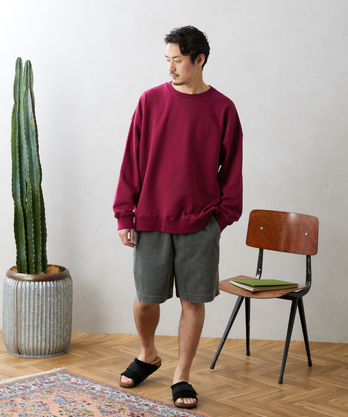 JOURNAL STANDARD relume(ジャーナルスタンダード レリューム)の「CALIFORNIA UPCYCLE クルーネックスウェット(スウェット・メンズ・ブラック系その他/ライトグレー/グリーン系その他/ダークブルー/ワイン・MEDIUM/LARGE)」の16枚目の写真