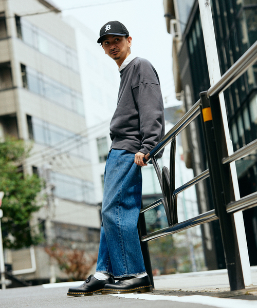 JOURNAL STANDARD relume(ジャーナルスタンダード レリューム)の「CALIFORNIA UPCYCLE クルーネックスウェット(スウェット・メンズ・ブラック系その他/ライトグレー/グリーン系その他/ダークブルー/ワイン・MEDIUM/LARGE)」の18枚目の写真