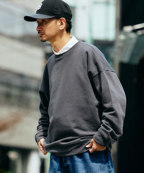 JOURNAL STANDARD relume(ジャーナルスタンダード レリューム)の「CALIFORNIA UPCYCLE クルーネックスウェット(スウェット・メンズ・ブラック系その他/ライトグレー/グリーン系その他/ダークブルー/ワイン・MEDIUM/LARGE)」の20枚目の写真