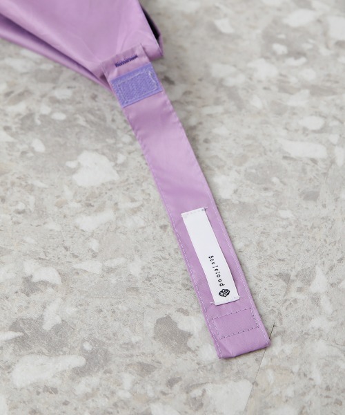 Bou Jeloud（ブージュルード）の「コンパクト日傘（折りたたみ傘・レディース・グレイッシュベージュ/ブラック/パープル・ONESIZE）」の8枚目の写真