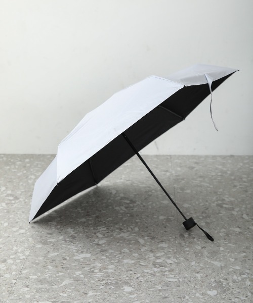 Bou Jeloud（ブージュルード）の「コンパクト日傘（折りたたみ傘・レディース・グレイッシュベージュ/ブラック/パープル・ONESIZE）」の12枚目の写真