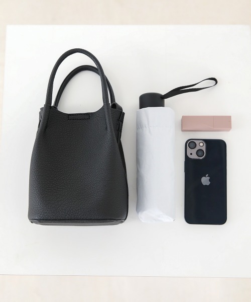 Bou Jeloud（ブージュルード）の「コンパクト日傘（折りたたみ傘・レディース・グレイッシュベージュ/ブラック/パープル・ONESIZE）」の14枚目の写真