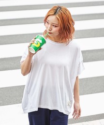 CUBE SUGAR（キューブシュガー）の「MVSひんやりカットソードルマンスリーブTシャツ（Tシャツ/カットソー）」
