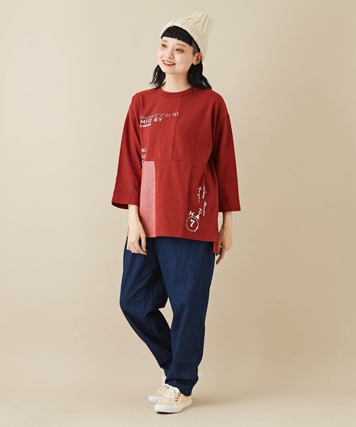 CUBE SUGAR（キューブシュガー）の「8.6オンスデニムワークパンツ（デニムパンツ・レディース・インディゴブルー・M）」の11枚目の写真