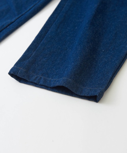 CUBE SUGAR（キューブシュガー）の「8.6オンスデニムワークパンツ（デニムパンツ・レディース・インディゴブルー・M）」の19枚目の写真