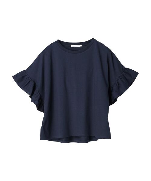 AMERICAN HOLIC(アメリカンホリック)の「袖フリルカットプルオーバー(Tシャツ/カットソー・レディース・ブラック系その他4/ネイビー/オフホワイト/グリーン系その他・M/L)」の19枚目の写真