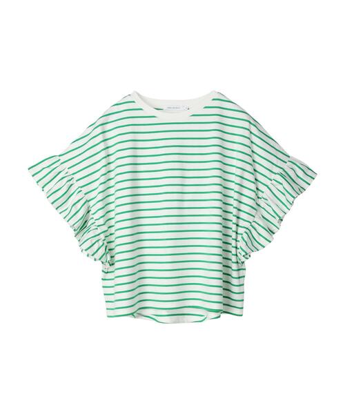 AMERICAN HOLIC(アメリカンホリック)の「袖フリルカットプルオーバー(Tシャツ/カットソー・レディース・ブラック系その他4/ネイビー/オフホワイト/グリーン系その他・M/L)」の17枚目の写真