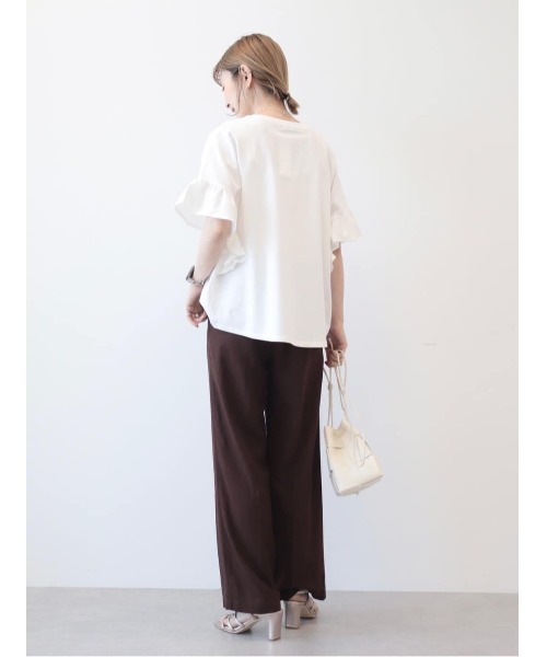 AMERICAN HOLIC(アメリカンホリック)の「袖フリルカットプルオーバー(Tシャツ/カットソー・レディース・ブラック系その他4/ネイビー/オフホワイト/グリーン系その他・M/L)」の10枚目の写真